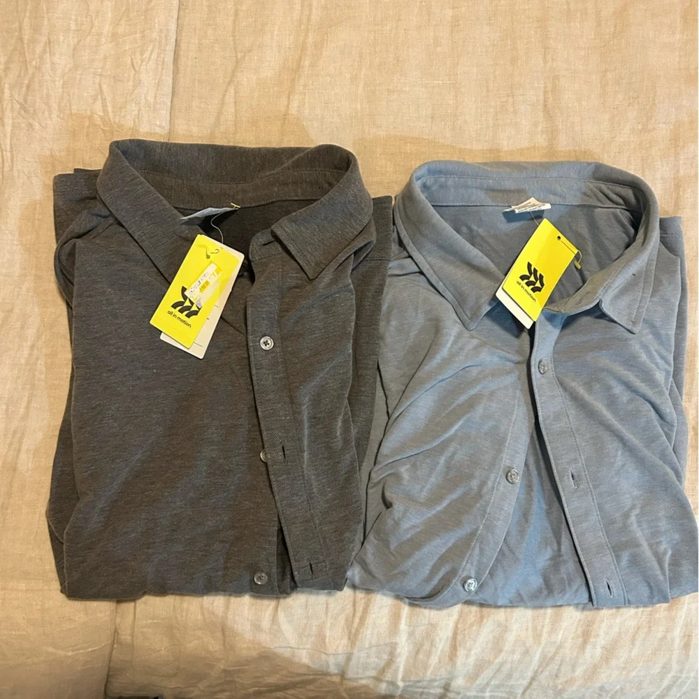 All In Motion Button Down Lot - Picture 1 of 6
